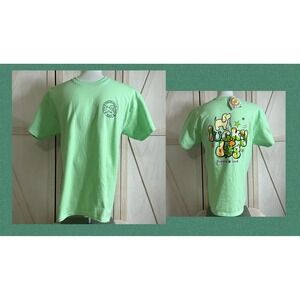 NEW NWT Adult Puppie Love Lucky Dogs St Patricks Day Green T Shirt L Large
